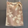 New cross-border wholesale scarf e-commerce live streaming high-speed jacquard series Ginkgo supply chain supply Specification image